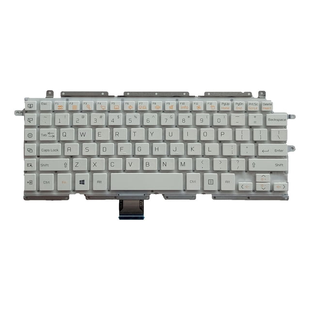 Teclado de repuesto Hugo para portátil en inglés con diseño de EE. UU. Blanco Z160 11T730 11T750 11T540