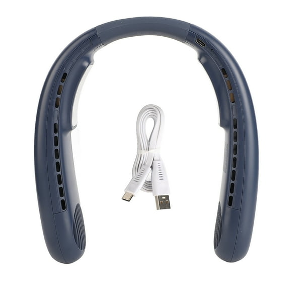 Ventilador con banda para el cuello, ventiladores para colgar en el cuello, ventiladores portátiles para colgar en el cuello, ventilador de refrigeración para el cuello, resistente y resistente