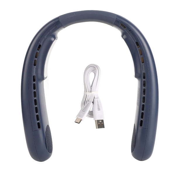 Ventilador con banda para el cuello, ventiladores para colgar en el cuello, ventiladores portátiles para colgar en el cuello, ventilador de refrigeración para el cuello, resistente y resistente