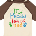 thumbnail image 4 of Inktastic My Pepaw Loves Me Grandchild Boys or Girls Long Sleeve Baby Bodysuit, 4 of 5
