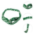 thumbnail image 2 of Unique Bargains 1 Pc Fashion Love Sea Pattern Cross Elastic Hairband for Women Dark Green, 2 of 6