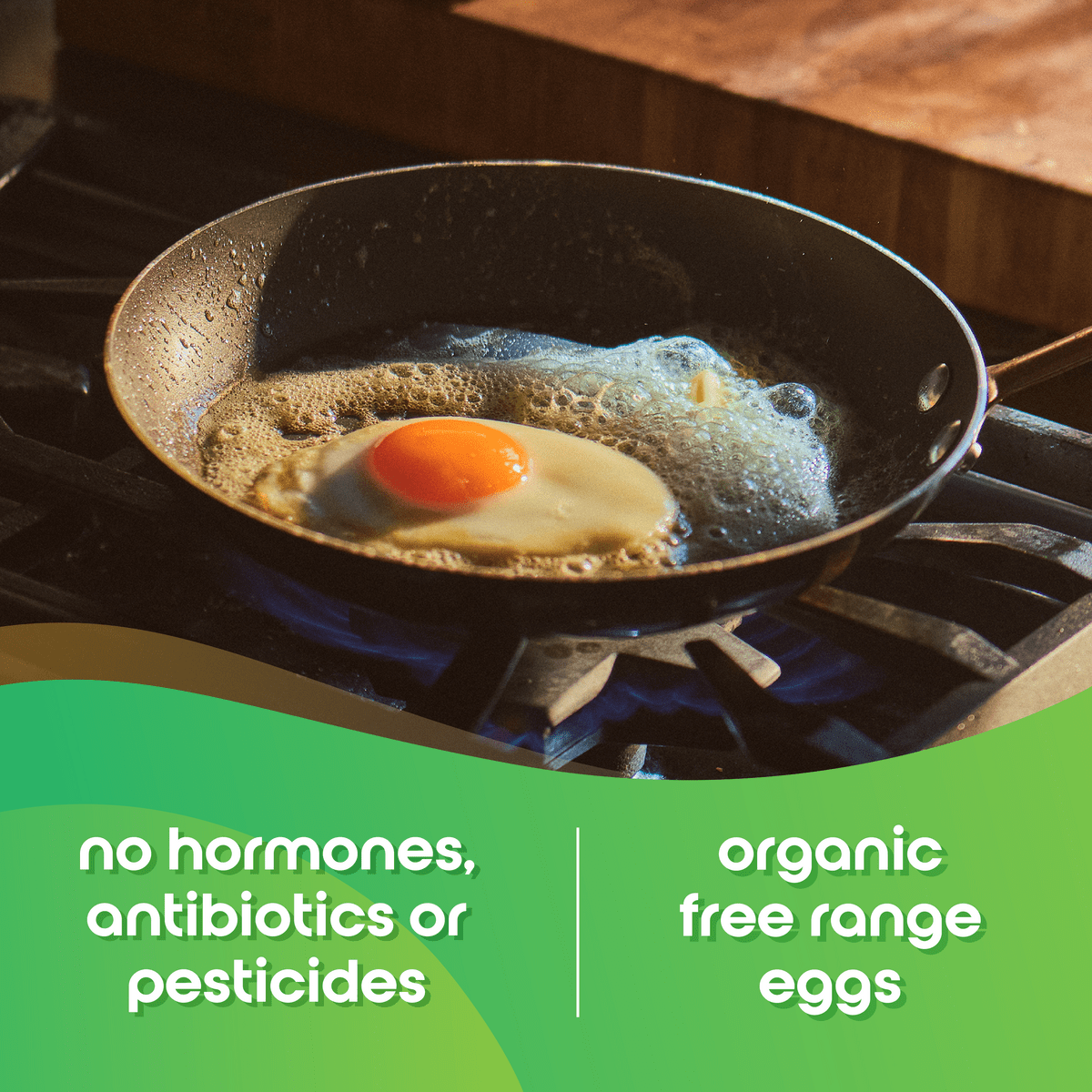 Happy Egg Co Organic Free-Range Large Brown Eggs, 18 Count