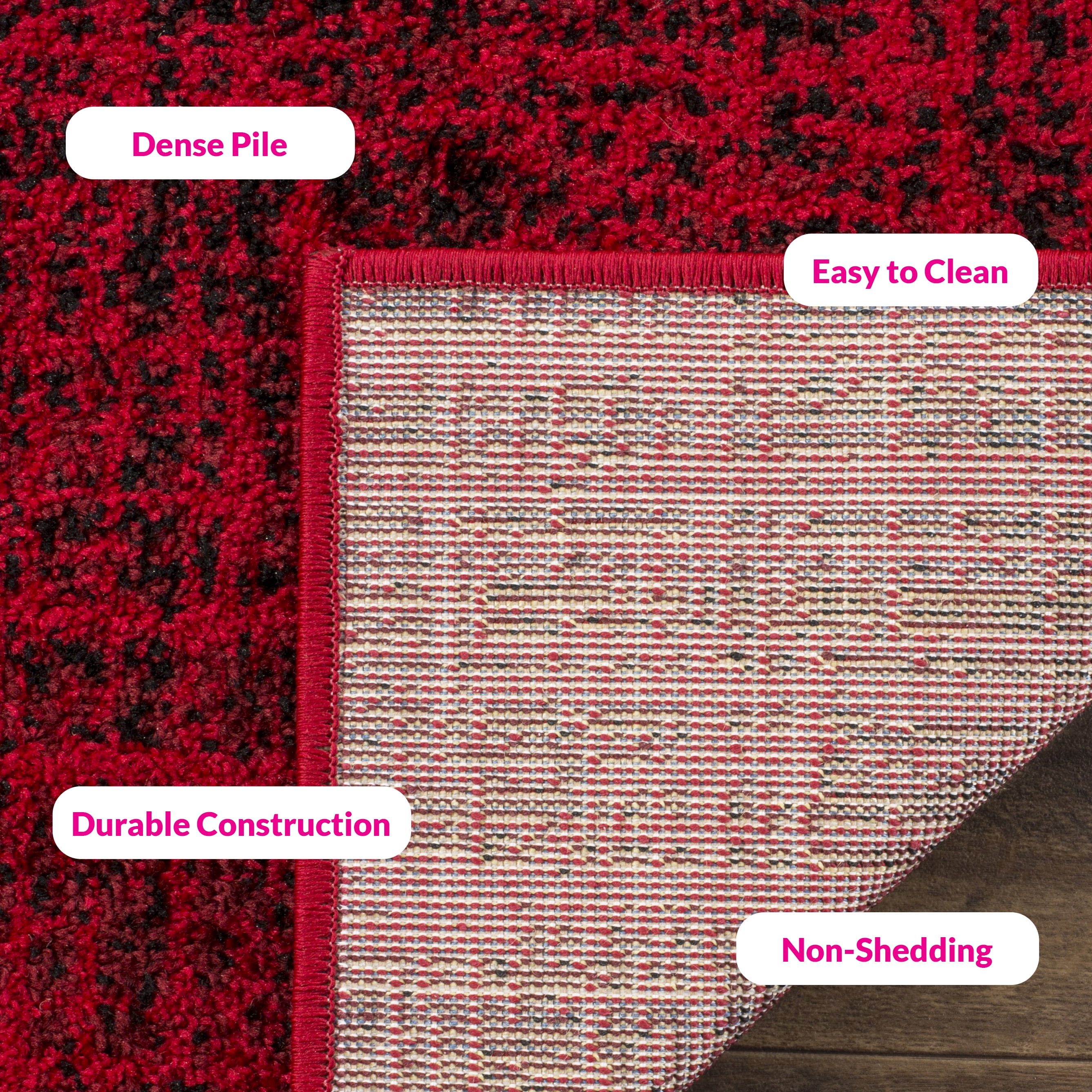 Safavieh Adirondack Kiersten Abstract Runner Rug, Red/Black, 2'6" x 22'