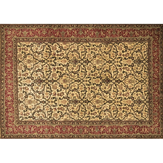 Ahgly Company Indoor Rectangle Persian Brown Traditional Area Rugs, 2' x 5'