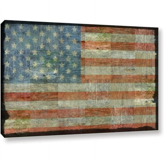 ArtWall Kevin Calkins "Old Glory" Gallery-Wrapped Canvas