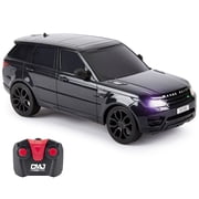 CMJ RC Cars: 2014 Range Rover Sport - Black, 1:24 Scale Remote Control Vehicle, 2.4GHz, LED Headlights, Indoor-Outdoor Racing Toy, Licensed Model