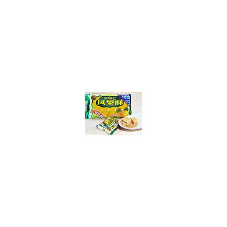Yummy Chinese ?????? XuFuJi Pineapple Cake Cookie Taiwan Flavor 182g (2 Pack) - Chinese Special Snack Food - With Free Gift (One NineChef Spoon) (2 (Best Pineapple Cake Taiwan)