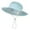 Light Blue, variant on Boy Sun Hat Adjustable Neck Flap With Wide Brim Upf 50+ Uv Protection Infant Bucket Hat Baby Bonnet 2-7 Years Boys Girls Fashion