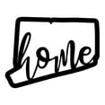 thumbnail image 3 of Connecticut Home State Silhouette Solid Steel Home Decor Decorative Accent Metal Art Wall Sign, 3 of 3