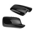 thumbnail image 5 of Pair Mirror Cover Cap Black For BMW E46 E65 E66 745i 750i 51167074236+51167074235, 5 of 10