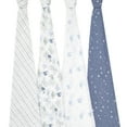 thumbnail image 6 of aden + anais essentials, 100% Muslin Cotton Swaddle Blanket, Male, 4 Pack, Time To Dream, 6 of 8