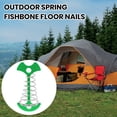 thumbnail image 4 of Clou de Camping Extérieur Télescopique Ressort Poisson Os Clou Alliage d'Aluminium Clou de Tente Randonnée Pince de Sol Équipement de Tente Accessoires, 4 of 7