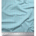 thumbnail image 1 of Soimoi Japan Crepe Satin Fabric Geometric Shirting Print Fabric by The Yard 42 Inch Wide, 1 of 1