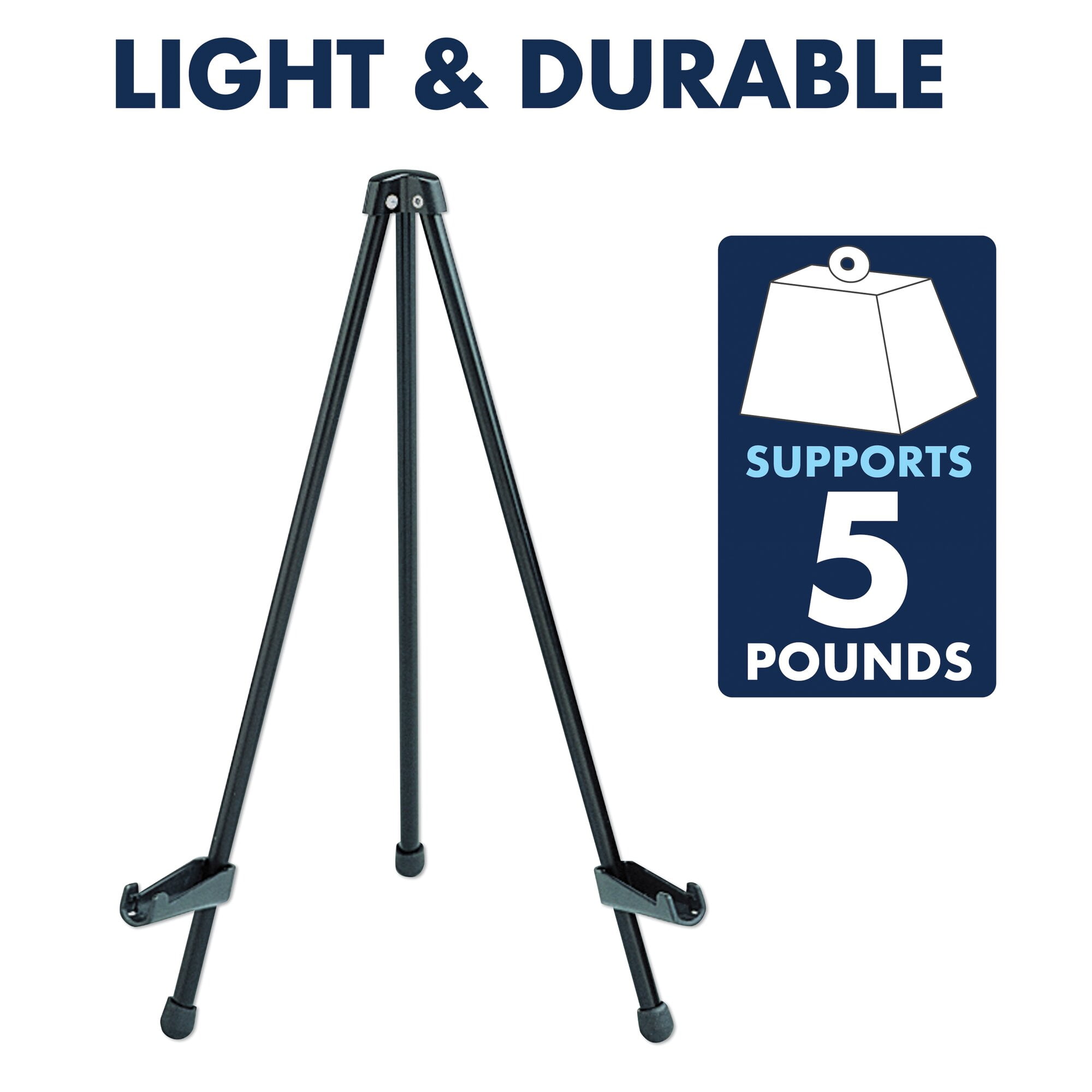 Quartet Tabletop Instant Easel, 14", Supports 5 lbs., Portable & Collapsible