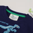 thumbnail image 5 of 2-Pack Little Boys T-Shirts Luminous Dinosaur Crewneck Short Sleeve Top, Size for 18M-6T, 5 of 7
