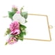 thumbnail image 5 of Corona de aro, corona colgante de flores artificiales, corona de flores falsas, corona colgante de flores artificiales construida para profesionales, 5 of 8