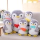thumbnail image 4 of 25/45cm nuevo pingüino de peluche Animal que sostiene comida pingüinos rellenos familia pequeño peluche peludo para regalo de niños, 4 of 5