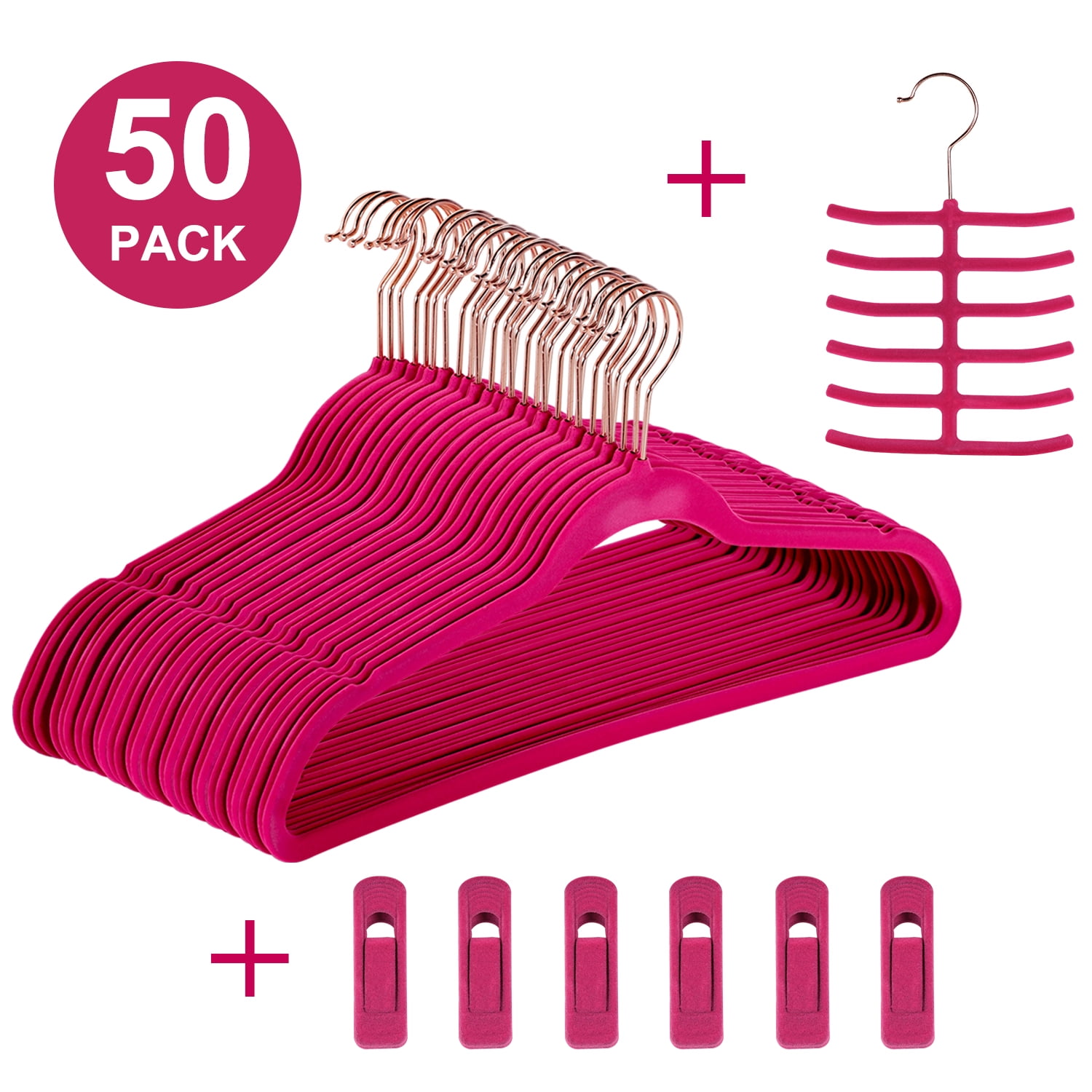 30/50 Strong Metal Rose Metal Wire Hangers Shirt Clothes Size 17.7