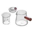 thumbnail image 3 of TISHITA Glass Teapot with Infuser Stovetop Safe Tea Pot with Lid,Simple Blooming and Loose Leaf Tea Maker,Tea Brewer for Camping Home 500ml, 3 of 8