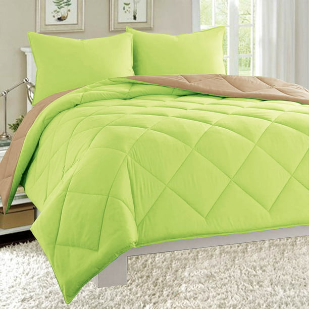 lime green comforter walmart
