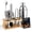 Silver, variant on Postuois 10Pcs Bartending Tools Set Stainless Steel Cocktail Shaker Kit Mixology Drink Mixer Mixing Glass Measuring Jigger