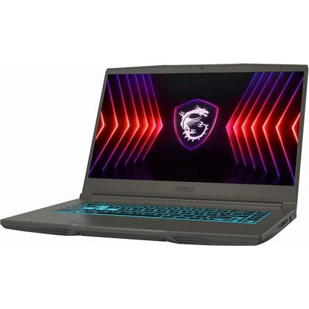 MSI - THIN A15 15.6" 144Hz FHD Gaming Laptop - AMD R5-7535HS - GeForce RTX 4050 - 8GB Memory - 512GBSSD - Black