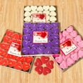 thumbnail image 6 of 50Pack Heart Shaped Tealight Candles(25x2 Layers),Romantic Love Unscented Tea Lights Candles,Dripless & Long Lasting Smokeless Mini Tealight Candles for Romantic Decor,Pool,Home,Wedding (Purple), 6 of 7