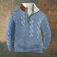 thumbnail image 2 of XYAIYT Big and Tall Pullovers for Mens Textured Fashion Fleece Sweatshirts with Pockets Long Sleeve Warm Top, 2 of 3