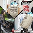 thumbnail image 6 of dbest products Stair Climber Trolley Dolly with Laundry Hamper, Beige, 6 of 6