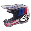 6D Helmets 10-3594 - ATR-1 Point X-Small Red/White/Blue Off-Road Helmet
