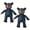 2pc, variant on Unbreak-Bear Dog Toy, Indestructible Bear Dog Toy for Heavy Chewers, Tough Unbreakable Bear Dog Companion Toy for Aggressive Chewers, Durable Unbreakable Dog Toy for Large Medium Dogs