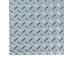 M-D Building Products 57307 36 in. x 36 in. x .025 in. Silver Aluminum Sheet Diamond Tread