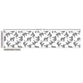 thumbnail image 3 of Ambesonne Savannah Fabric by the Yard Upholstery, Monochrome Leopard Pattern, 2 Yards, Charcoal Grey White, 3 of 5