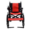 thumbnail image 2 of Smart Medical Electric Wheelchair, Lightweight and Durable, Medical Equipment Multi-Functional Wheelchair, Battery Included - Black Frame Red Seat, 2 of 8