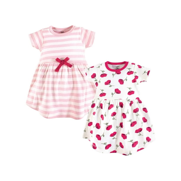 Touched by Nature Toddler Organic Dress 2pk (Baby Girls) Walmart