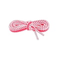 thumbnail image 2 of INSPIRE CHIC Flat Colorful Shoelaces Work Boot Laces Fashion Shoe Laces 2 Pairs Hot Pink-White 160cm/62.99", 2 of 4