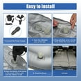 thumbnail image 7 of Unique Bargains 1 Set Universal Inflatable Thickened Car Air Mattress Camping Bed Cushion Pillow Flocking Gray, 7 of 7