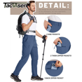 thumbnail image 2 of TACVASEN-pantalones de senderismo ligeros para hombre, pantalones de trabajo de carga de secado rápido, de nailon, impermeables, para pesca y senderismo al aire libre, 2 of 5