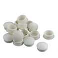 thumbnail image 1 of Unique Bargains 16 Pcs Antislip Plastic Round 16mm Chair Foot Cover Table Furniture Leg Protector White, 1 of 1