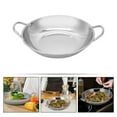 thumbnail image 6 of Stainless Steel Pot Kitchen Accessory Stir Frying Pans Steamer Vegetable Skillet with Lid Metal, 6 of 6