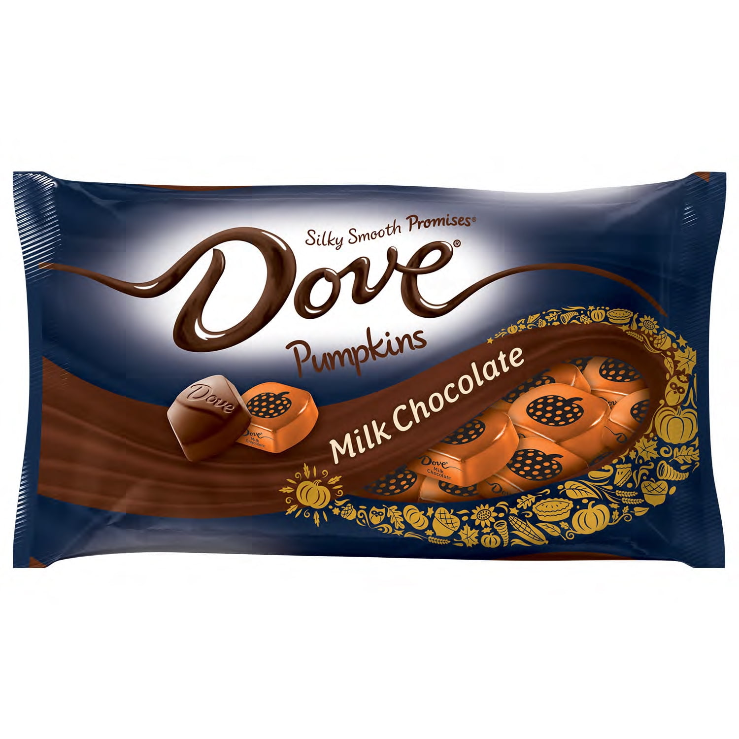 DOVE Milk Chocolate Pumpkin Promises Candy Bag 8.87 Oz.