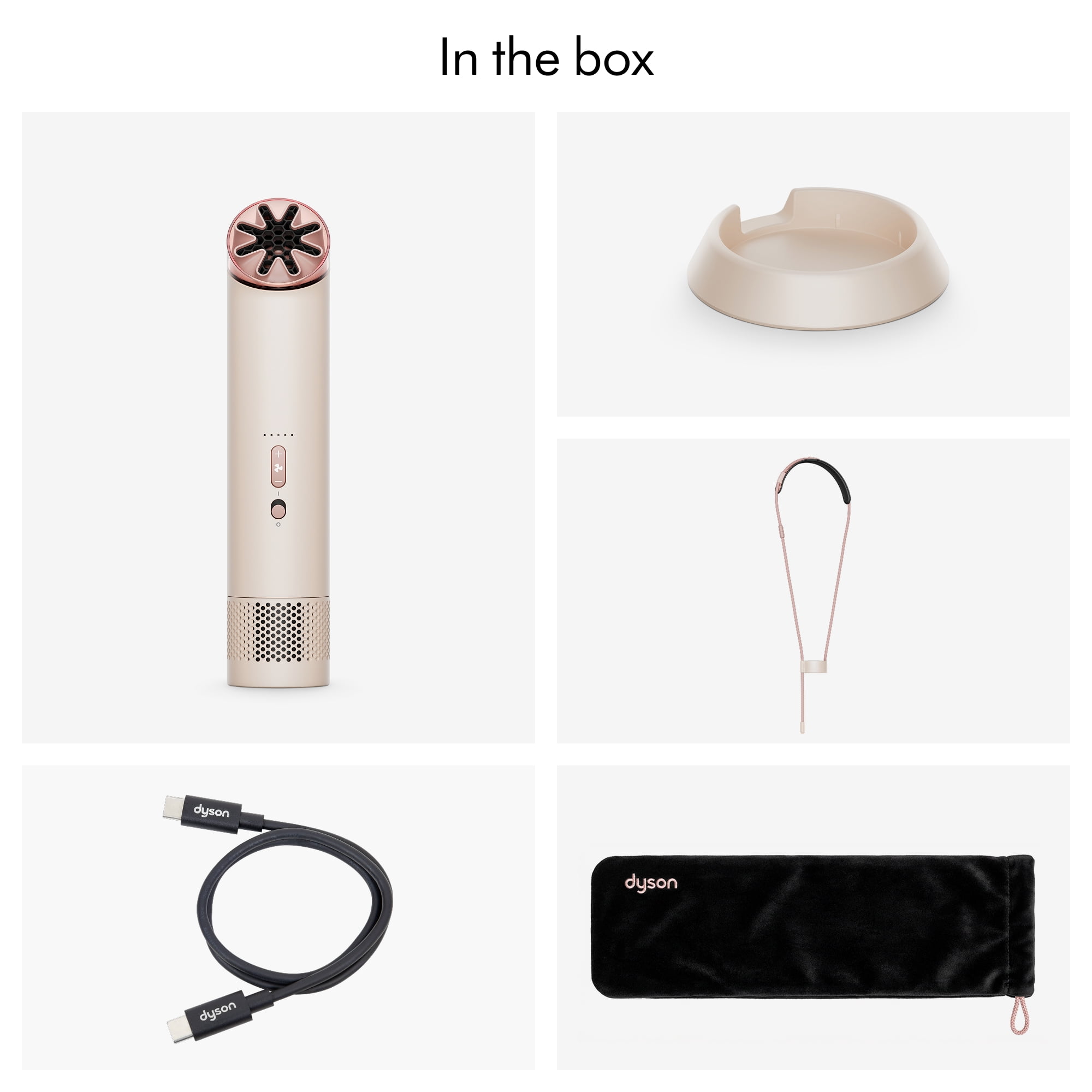 Dyson HushJet™ Mini Cool Personal Fan | Stone/Blush | New | Latest