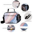 thumbnail image 3 of FORMRS Student Insulated Lunch Bag with Shoulder Strap Reusable Cooler Box for School, Abstract Blue, 3 of 9