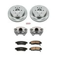 thumbnail image 2 of PowerStop Rear Stock Replacement Brake Pad and Rotor Kit with Calipers Fits: BUICK CHEVROLET GMC SATURN Select Models KCOE5262, 2 of 5