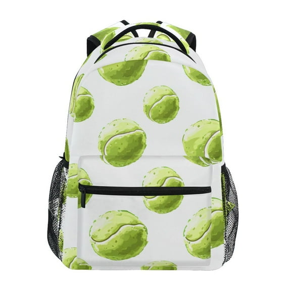 ALAZA Stylish Backpack Watercolor Tennis Balls Elementary Bookbag Personalized Laptop School Bags Travel Daypack