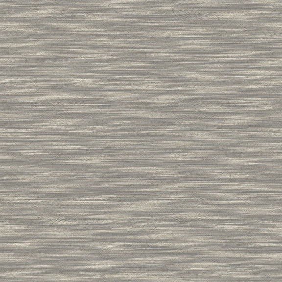 Advantage Benson Brown Faux Fabric Wallpaper