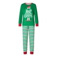 thumbnail image 2 of Meihuid Matching Pajamas Set for Family Fleece Christmas Sleepwear Zipper Jumpsuit, 2 of 10