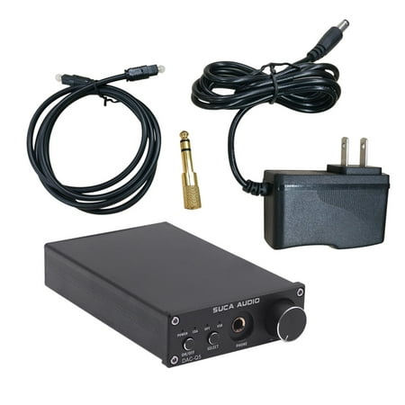 SUCA DAC-Q5 Headphone Digital Audio Amplifier HiFi Optical Audio / Coaxial / USB DAC Q5 Decoder with