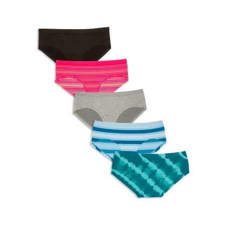 

No Boundaries Women s Seamless Hipster Panties 5-Pack