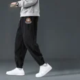 thumbnail image 4 of Pantalones casuales punk para hombre, pantalones harén holgados de otoño e invierno para hombre, ropa de pana suelta, ropa de calle de bajo precio, estilo vintage Y2k, 4 of 5